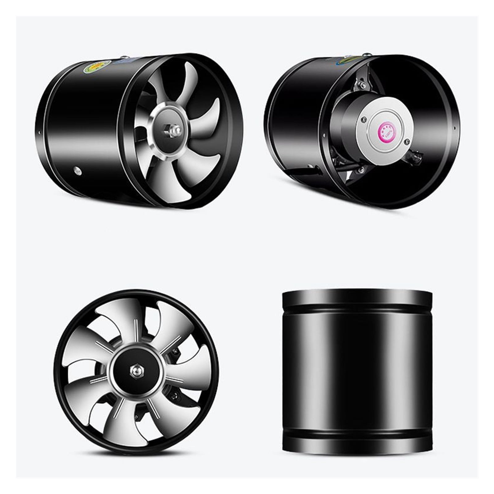 4/6/7'' Inch Circular Exhaust Fan Multifunctional Powerful Mute Duct Exhaust Fan Household Kitchen Smoke Exhaust Ventilation Fan ,Energy-Efficient