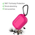 thumbnail image 2 of Apple Airpods Pro Skin, For Airpods Charging Case Skin for Airpods 3rd, Takfox 360° Protective Portable Silicone Cover Skin for Airpods 3 [Front LED Visible] Accessories w/ Keychain - Rose Pink, 2 of 8