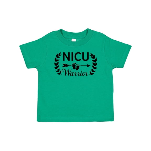 Inktastic Nicu Warrior with Arrow and Baby Footprints Boys or Girls Baby T-Shirt