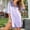 Light Purple, variant on Women's Satin Button Down Nightshirt Silk Sleepwear Long Sleeve Nightgown Soft and Comfortable Loungewear