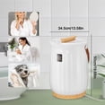 thumbnail image 3 of FOHERE 20L Bathroom Towel Warmer Bucket with Fragrance Holder & LED Display White, 3 of 5