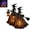 2PCS, variant on Halloween Witch Lamp, Gothic Stained Glass LED Witch Hat Night Light, Spooky Handmade Table Lamp for Home Decor, Haunted House Centerpiece, Halloween Party Indoor Outdoor Decor (1/2PCS)