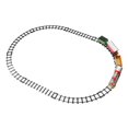 thumbnail image 1 of Wmkox8yii Tren eléctrico retro navideño para niños, juguetes para niños, juego de trenes con vías de ferrocarril, juguetes con luces y sonidos, regalos navideños para niños, 1 of 8