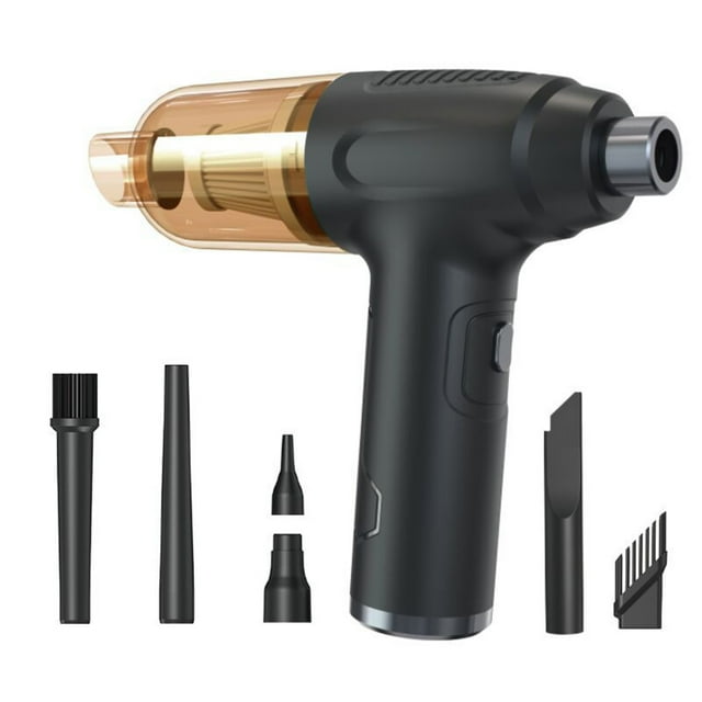Car Vacuum Cleaner High Power Cordless 3 in 1 Duster 6000Mah 120W Vacuum Blower Cordless Compressed Keyboard Cleaner Electric Pump for Pc Keyboard Car Cleaning with 2 Modes