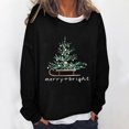 thumbnail image 1 of Pntutb Mujeres Imprimir Cuello Redondo Manga Larga Loosen Single Sudadera tops Pullover Blusa Pntutb Pntutb-1340, 1 of 5