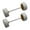 White Gold, variant on Almencla 4 Pieces 1/64 Scale Simulation Model Car Tires Replacement Parts with Car Axles for RC Truck Adult Boys Red Black