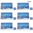 thumbnail image 2 of Coofit Christmas Placemats Cute Patterned 6PCS Washable Table Mats with 6PCS Coasters, 2 of 10