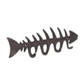 thumbnail image 3 of Toallero de huesos de pescado montado en la pared, 4 ganchos, estilo europeo, soporte de toalla de mano de metal resistente para el hogar, cocina, tipo 1 (7,5x2,4x0,4 pulgadas), 3 of 14