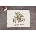 thumbnail image 4 of Darling Souvenir Personalized Engraved Laser Cut Wedding Guest Book Wooden Cover Sign-in Book Registry Guestbook Scrapbook-ZO, 4 of 7