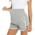 thumbnail image 1 of Monfince Women Maternity Shorts Lounge Sports Yoga Pregnancy Short Pants Soft Stretchy Athletic Shorts with Side Pockets, 1 of 6
