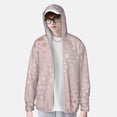 thumbnail image 2 of Balery Rose Gold Abstract Spots 1 Sudadera ligera de manga larga con capucha y protección solar UPF 50+ para hombre y mujer, ideal para pesca y running-Large, 2 of 7