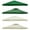 Green, variant on Daruoand 3m x 3m Off-White Top Cover 2Tier Outdoor Canopy, Durable
