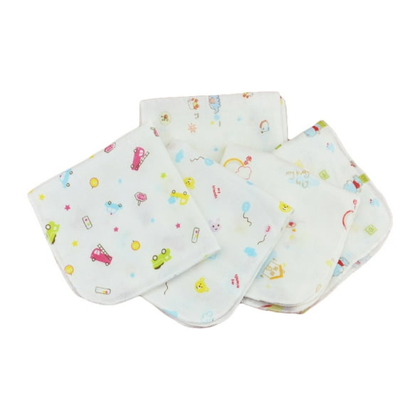 HONITANO 1Set Random Gauze Triangle Drool Bib Baby Bibs Newborn Toddler Drool Bibs