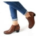 thumbnail image 4 of Botin Tacon cuadrado bajo Mujer Flexi Piel 15424 Cafe Flexi Piel, 4 of 4