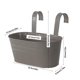 thumbnail image 2 of Cubo De Metal Con Gancho Desmontable Cubo De Almacenamiento Colgante Para Cerca Ventana Patio Jardín sonducket HA042815-03, 2 of 6