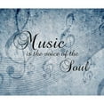 thumbnail image 2 of CafePress - Music Voice Of The Soul Throw Blanket - Soft Fleece Throw Blanket, 50"x60" for All Ages, 2 of 2