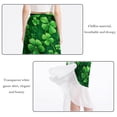 thumbnail image 2 of Saint Patrick's Day Chiffon Summer Beach Dress with Polyester Straps for Women, 2 of 6