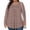 Tops-83Brown, variant on Plus Size Tops for Curvy Women Loose Fit Crew Neck Long Sleeve Tops Plus Size Nautical Striped Tunic Tops Classic B&W Pattern Vacation Cruise Wear