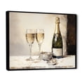 thumbnail image 2 of Designart "Gilded Bubbles In Glass I" Champagne Floater Framed Wall Decor, 2 of 5
