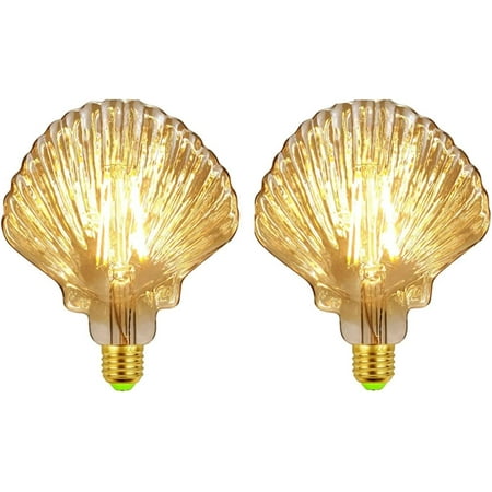

LINLIN 2 Pack LED Light Bulb E27 Screw Bulb Vintage LED Bulb 4W Edison Light Bulbs Decorative Light Bulb