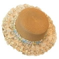 thumbnail image 3 of Tea Party Hats for Women Easter Women's Elegant Lace Sun Hat for Home Wear Comfortable Breathable Wide Brim Summer Hat Fashionable Accessory for All Seasons, 3 of 3