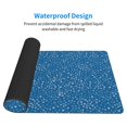 thumbnail image 3 of Naloa Blue Star Print Gaming Mouse Pad Large Mouse Mat Long Extended Desk Pad Non-Slip Rubber Mice Pads Stitched Edges Thin Pad (16x29.5 Inch), 3 of 8