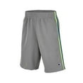 thumbnail image 2 of Champion Tri-Color Mesh Athletic Boys Active Shorts Size S, Color: Grey/Yellow, 2 of 2