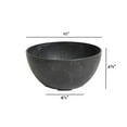 thumbnail image 4 of Root & Vessel Napa Bowl Planter, Black, 10", 4 of 5