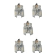 thumbnail image 2 of Guardurnaity Otoño mujeres hombres chaleco de mezclilla sin mangas botón abajo chaqueta ropa Type2 NO2, 2 of 6