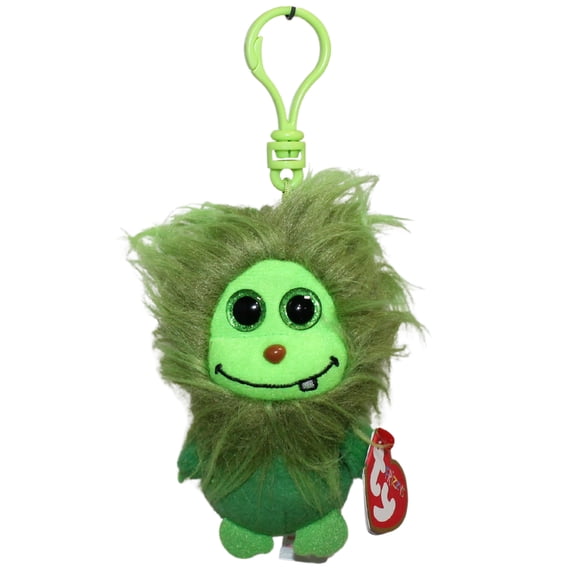 Ty Scoops Plush Clip, Green, One Size