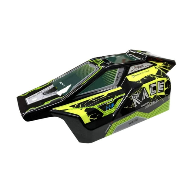Reemplazo de carcasa de coche RC 1:16, repuesto de coche de control remoto, actualización de camión RC resistente Verde
