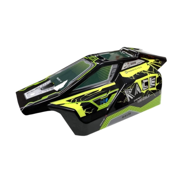 Reemplazo de carcasa de coche RC 1:16, repuesto de coche de control remoto, actualización de camión RC resistente Verde