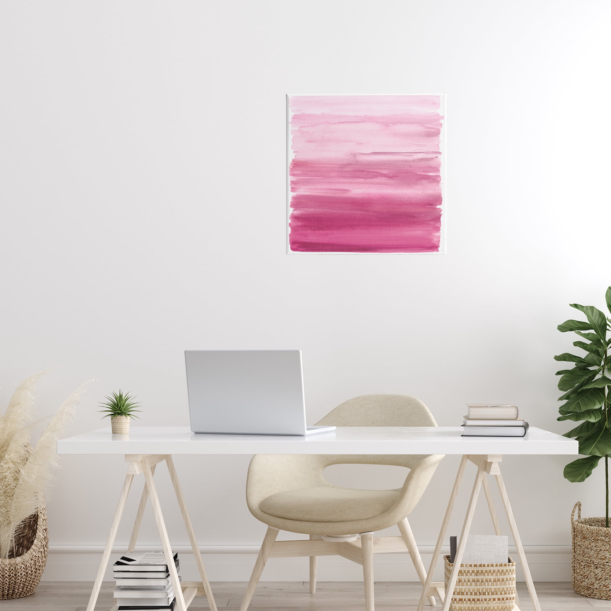 Stupell Industries Gradient Pink Blush Canvas Wall Art, design by Allie Corbin