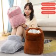 thumbnail image 3 of USB High Help Foot Warmer Plush Electric Shoe Warmer Winter Foot Heating Artifact, 3 of 3