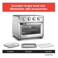 thumbnail image 5 of Combo de freidora de aire con horno tostador Gourmia Funciones de cocción 7 en 1 Horno freidora de aire de 1550 vatios Accesorios de freidora de aire de 19,8 L de capacidad incluidos Rejilla para horn, 5 of 5