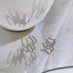 thumbnail image 2 of (2 pares) Manchette de Boucle d'oreille de Griffe pour Les Femmes, Boucles d'oreilles d'aiguille de Zircon, Boucle d'oreille de Manchette de Griffe-----, 2 of 5