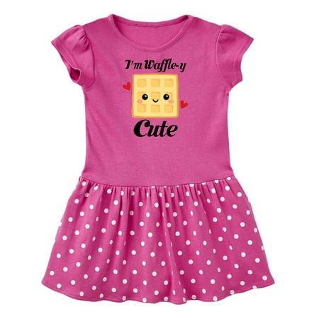 

Inktastic Waffle Pun Im Waffle-y Cute Gift Baby Girl Dress