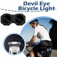 thumbnail image 4 of Daily Mix Store 2026 Nouveau Feu Arrière de Vélo à Yeux de Démon LED, Feu Arrière Intelligent à Yeux de Diable avec 82 Modes, Objectif 3D Programmable, Chargement USB, Étanchéité IP64 pour Bicyclette/scooter Électrique/moto, 4 of 9