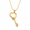 Gold, variant on Heart Key Style Gold Plated White Opal Pendant Engagement Gift For Cousin || Ali Baba Jewellery