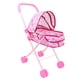 thumbnail image 3 of Cochecito de muñecas plegable, regalos del Día de San Valentín para niños, juego de simulación, portador de muñecas realista, juego de rol, carrito de, 3 of 9