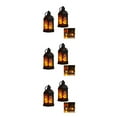 thumbnail image 4 of Guardoinrt 2pieces Elegance To Home With Lanterns Decorative Indoor Desktop Candle Lantern black*2PCS 3Set, 4 of 6