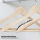 thumbnail image 3 of 100 Uds. Empuñaduras antideslizantes para perchas de madera, percha adhesiva para ropa, 3 of 5