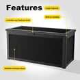 thumbnail image 7 of EasyUp 260 Gallon Resin Deck Box, Lockable Patio Outdoor Storage Box for Furniture, Garden Tools and Tools Storage, Waterproof Outside Storage Boxes, 7 of 7