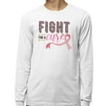 thumbnail image 2 of Fight for a Cure Long Sleeve Shirt Unisex 5X-Large White, 2 of 5