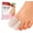 clear, variant on Bukihome Small Toe Protector Caps, 10 Pack Medical Grade Silicone Gel Sleeves, Cuttable & Washable for Pain Relief Blisters Corns