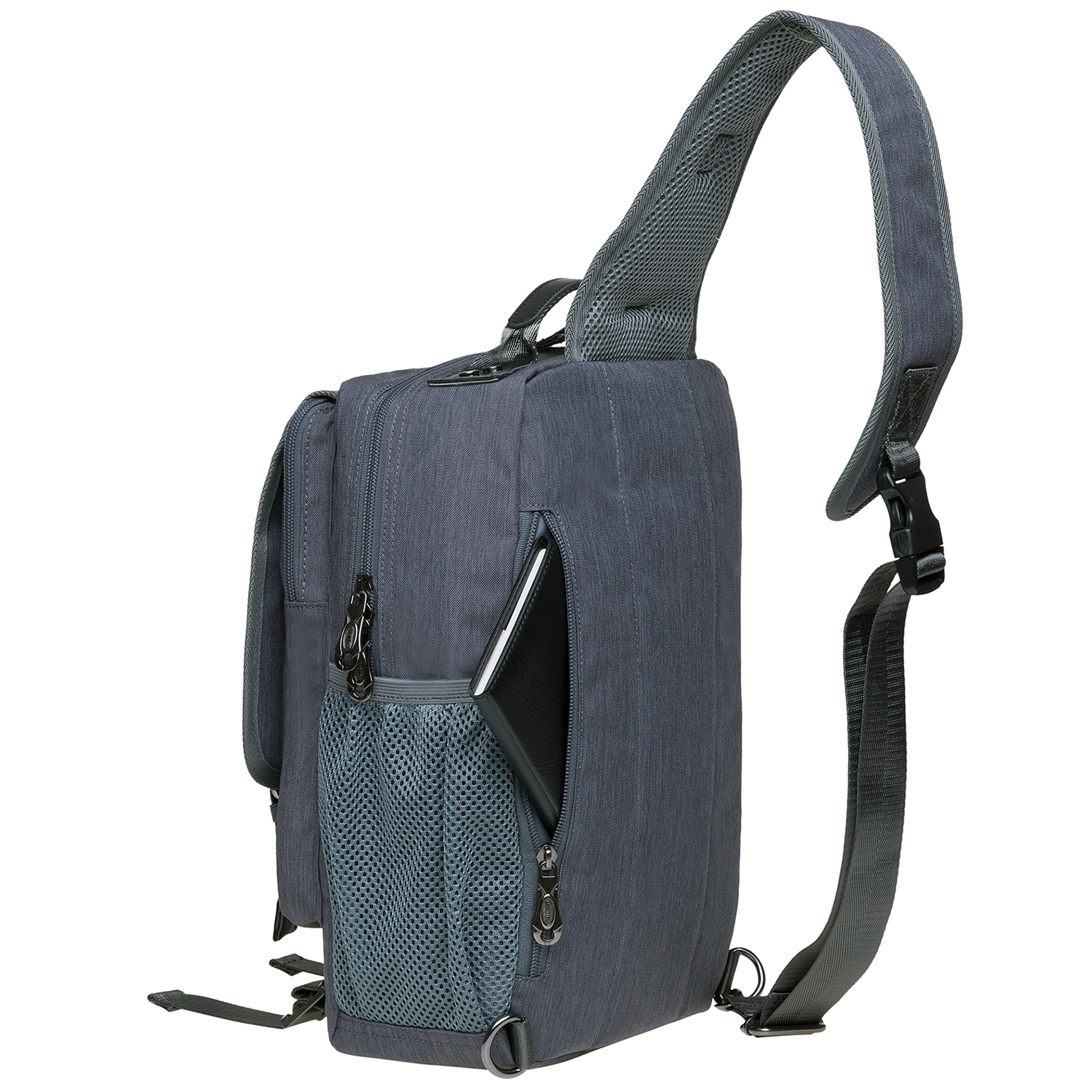 KAUKKO Canvas Messenger Bag Cross Body Shoulder Sling Backpack Travel Hiking Chest Bag