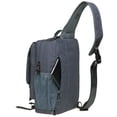 thumbnail image 4 of KAUKKO Canvas Messenger Bag Cross Body Shoulder Sling Backpack Travel Senderismo Chest Bag KAUKKO FD252-1-Grey, 4 of 5