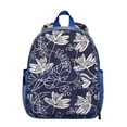 thumbnail image 1 of Blossom Botanical Print Backpack - Waterproof & Durable with Side Pockets, 1 of 6