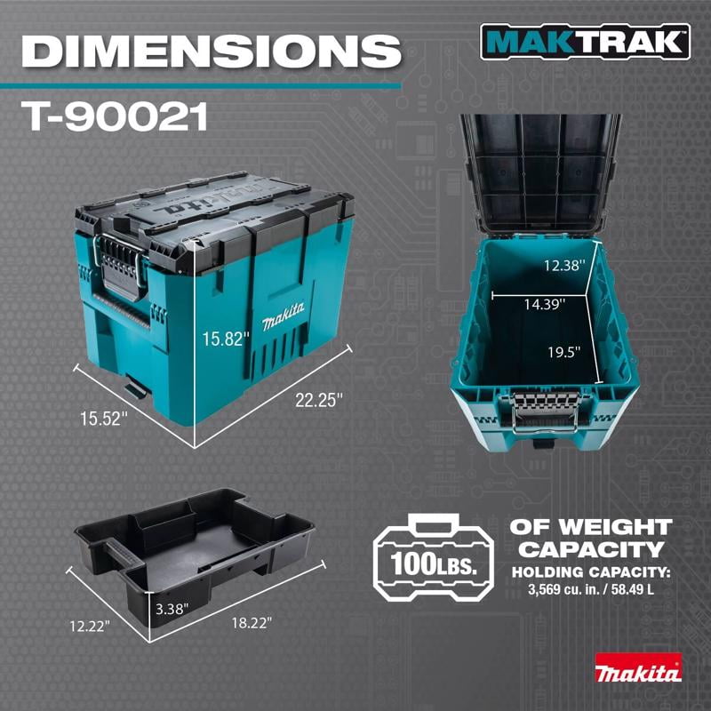 Makita MAKTRAK X-Large Extension Toolbox