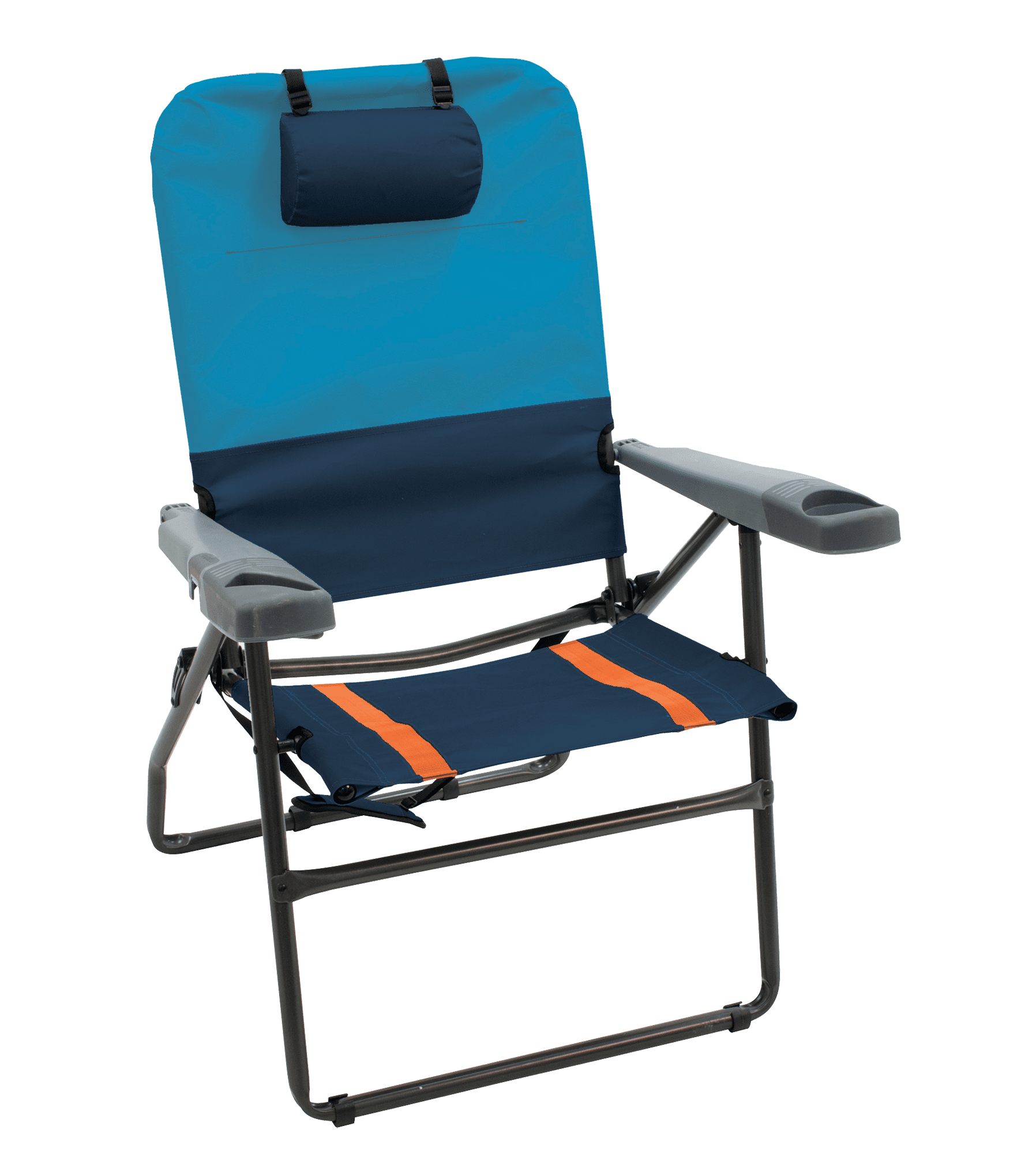 JGR Copa Big Tycoon Folding Aluminum Beach Chair - Blue - Walmart.com